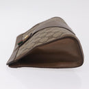 GUCCI GG Supreme Web Sherry Line Clutch Bag PVC Beige Gold 89 01 033 Auth 206572-5