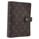 LOUIS VUITTON Monogram Agenda MM Day Planner Cover R20105 LV Auth 206573-1