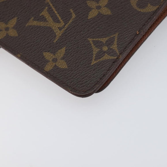 LOUIS VUITTON Monogram Agenda MM Day Planner Cover R20105 LV Auth 206573
