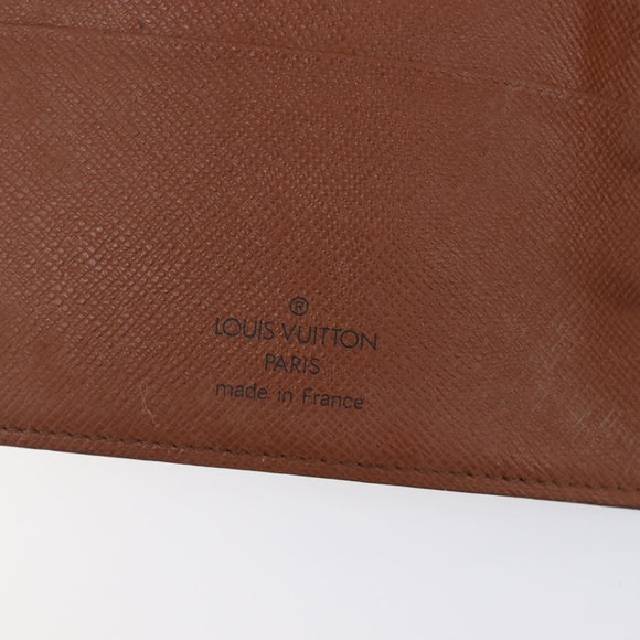 LOUIS VUITTON Monogram Agenda MM Day Planner Cover R20105 LV Auth 206573