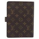 LOUIS VUITTON Monogram Agenda MM Day Planner Cover R20105 LV Auth 206573-3