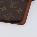 LOUIS VUITTON Monogram Agenda MM Day Planner Cover R20105 LV Auth 206573-8