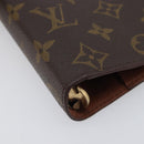 LOUIS VUITTON Monogram Agenda MM Day Planner Cover R20105 LV Auth 206573-9