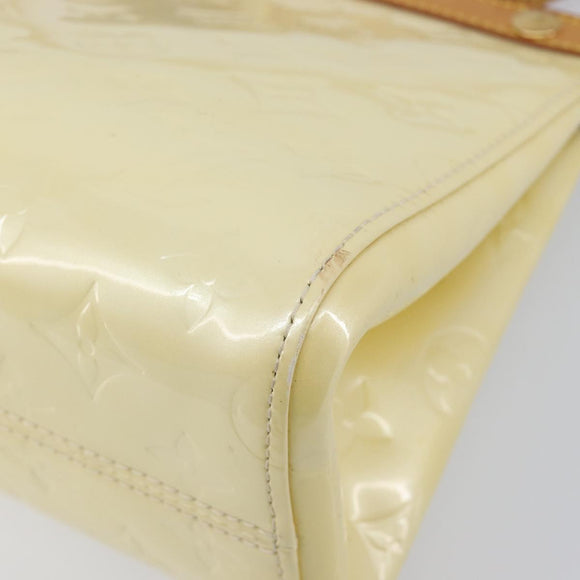 LOUIS VUITTON Monogram Vernis Roxbury Drive Hand Bag Perle M91374 LV Auth 206602