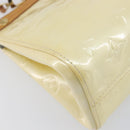 LOUIS VUITTON Monogram Vernis Roxbury Drive Hand Bag Perle M91374 LV Auth 206602-20