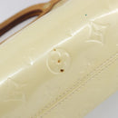 LOUIS VUITTON Monogram Vernis Roxbury Drive Hand Bag Perle M91374 LV Auth 206602-9