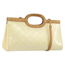 LOUIS VUITTON Monogram Vernis Roxbury Drive Hand Bag Perle M91374 LV Auth 206602-1