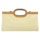 LOUIS VUITTON Monogram Vernis Roxbury Drive Hand Bag Perle M91374 LV Auth 206602-13