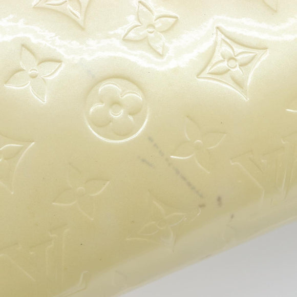LOUIS VUITTON Monogram Vernis Roxbury Drive Hand Bag Perle M91374 LV Auth 206602