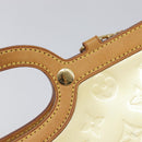 LOUIS VUITTON Monogram Vernis Roxbury Drive Hand Bag Perle M91374 LV Auth 206602-23