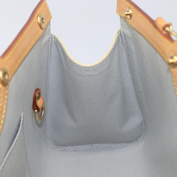 LOUIS VUITTON Monogram Vernis Roxbury Drive Hand Bag Perle M91374 LV Auth 206602