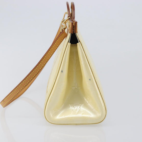 LOUIS VUITTON Monogram Vernis Roxbury Drive Hand Bag Perle M91374 LV Auth 206602
