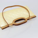 LOUIS VUITTON Monogram Vernis Roxbury Drive Hand Bag Perle M91374 LV Auth 206602-14