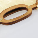 LOUIS VUITTON Monogram Vernis Roxbury Drive Hand Bag Perle M91374 LV Auth 206602-6