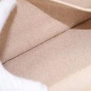 HERMES Kabak Elan PM Hand Bag Canvas Beige Silver Auth 206603V-30