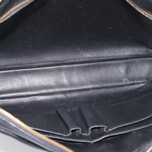 LOUIS VUITTON Epi Porte Documents Voyage Business Bag Black M54472 Auth 206606