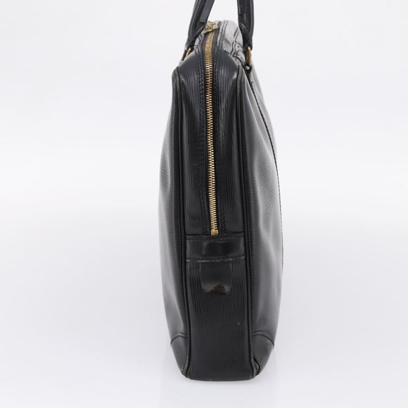 LOUIS VUITTON Epi Porte Documents Voyage Business Bag Black M54472 Auth 206606