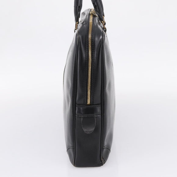 LOUIS VUITTON Epi Porte Documents Voyage Business Bag Black M54472 Auth 206606