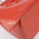 LOUIS VUITTON Monogram Vernis Wilshire PM Bag Orenge Sunset M93644 Auth 206609-8