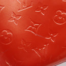LOUIS VUITTON Monogram Vernis Wilshire PM Bag Orenge Sunset M93644 Auth 206609-19