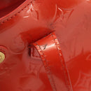 LOUIS VUITTON Monogram Vernis Wilshire PM Bag Orenge Sunset M93644 Auth 206609-10