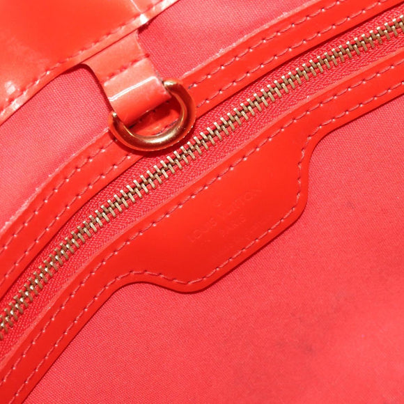 LOUIS VUITTON Monogram Vernis Wilshire PM Bag Orenge Sunset M93644 Auth 206609