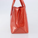 LOUIS VUITTON Monogram Vernis Wilshire PM Bag Orenge Sunset M93644 Auth 206609-3