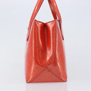 LOUIS VUITTON Monogram Vernis Wilshire PM Bag Orenge Sunset M93644 Auth 206609-4