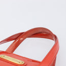 LOUIS VUITTON Monogram Vernis Wilshire PM Bag Orenge Sunset M93644 Auth 206609-14