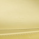 LOUIS VUITTON Monogram Vernis Thompson Street Bag Lime Yellow M91071 Auth 206612-21