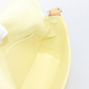 LOUIS VUITTON Monogram Vernis Thompson Street Bag Lime Yellow M91071 Auth 206612-22