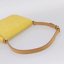 LOUIS VUITTON Monogram Vernis Thompson Street Bag Lime Yellow M91071 Auth 206612-7