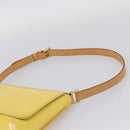 LOUIS VUITTON Monogram Vernis Thompson Street Bag Lime Yellow M91071 Auth 206612-8
