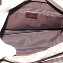 GUCCI GG Supreme Shoulder Bag PVC Beige Silver 114531 Auth 206613-10