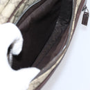 GUCCI GG Supreme Shoulder Bag PVC Beige Silver 114531 Auth 206613-24