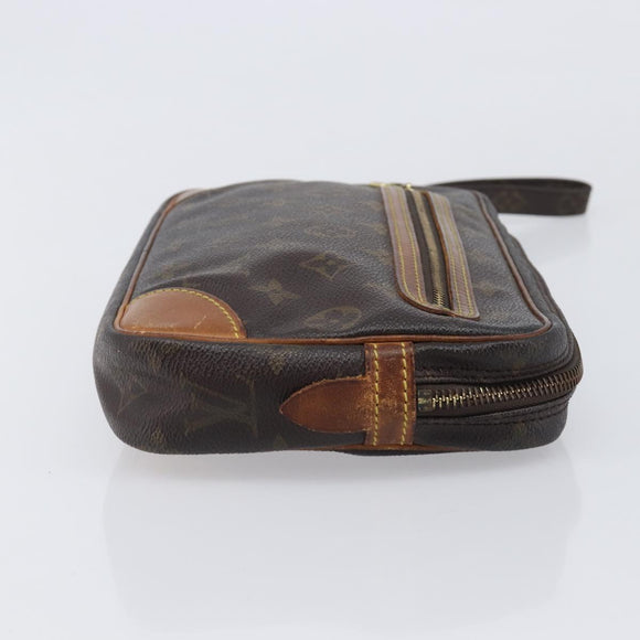 LOUIS VUITTON Monogram Marly Dragonne PM Clutch Bag M51827 LV Auth 206614