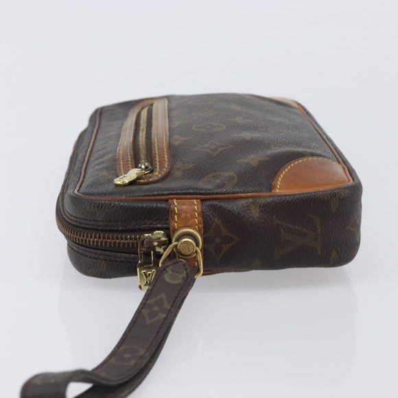 LOUIS VUITTON Monogram Marly Dragonne PM Clutch Bag M51827 LV Auth 206614
