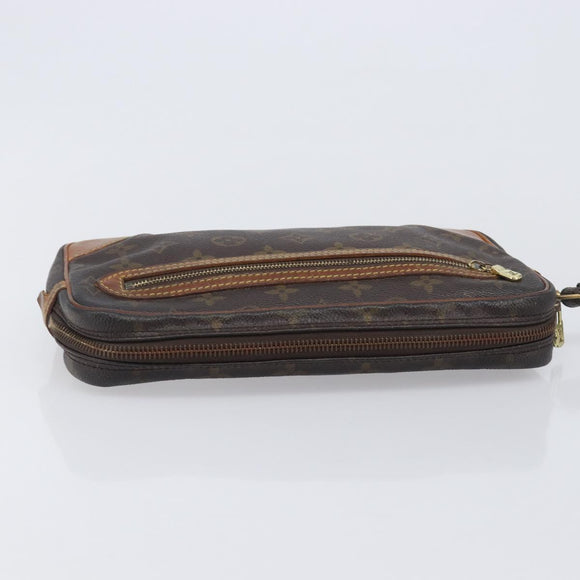 LOUIS VUITTON Monogram Marly Dragonne PM Clutch Bag M51827 LV Auth 206614