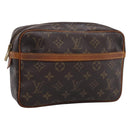 LOUIS VUITTON Monogram Compiegne 23 Clutch Bag M51847 LV Auth 206617-1