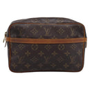 LOUIS VUITTON Monogram Compiegne 23 Clutch Bag M51847 LV Auth 206617-13