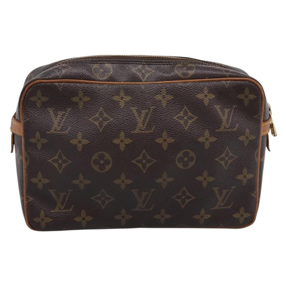 LOUIS VUITTON Monogram Compiegne 23 Clutch Bag M51847 LV Auth 206617