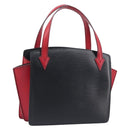 LOUIS VUITTON Epi Varenne Hand Bag Black Red M52387 LV Auth 206618-1