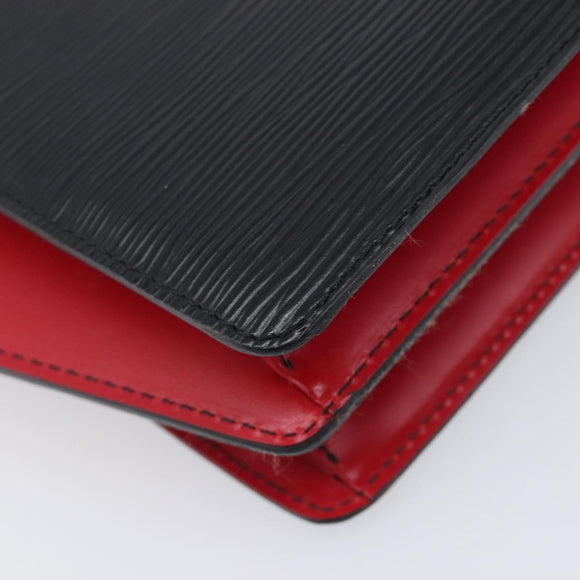 LOUIS VUITTON Epi Varenne Hand Bag Black Red M52387 LV Auth 206618