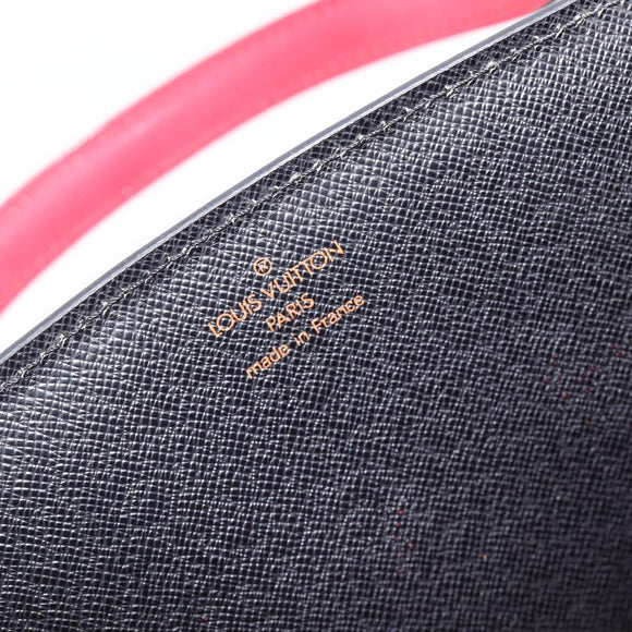 LOUIS VUITTON Epi Varenne Hand Bag Black Red M52387 LV Auth 206618