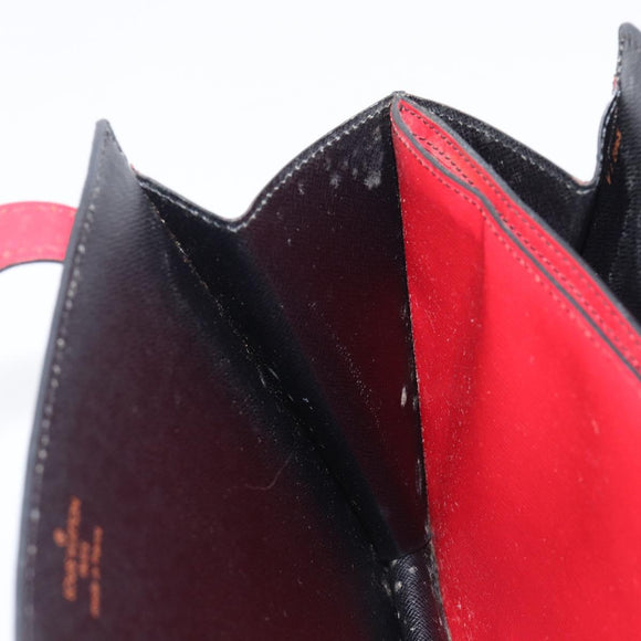 LOUIS VUITTON Epi Varenne Hand Bag Black Red M52387 LV Auth 206618