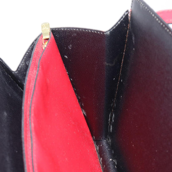 LOUIS VUITTON Epi Varenne Hand Bag Black Red M52387 LV Auth 206618