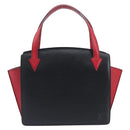 LOUIS VUITTON Epi Varenne Hand Bag Black Red M52387 LV Auth 206618-13