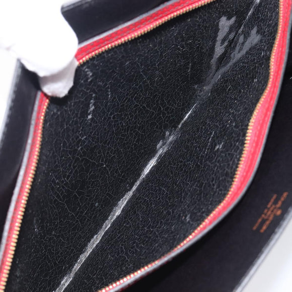 LOUIS VUITTON Epi Varenne Hand Bag Black Red M52387 LV Auth 206618