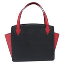 LOUIS VUITTON Epi Varenne Hand Bag Black Red M52387 LV Auth 206618-2