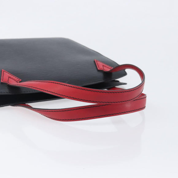 LOUIS VUITTON Epi Varenne Hand Bag Black Red M52387 LV Auth 206618